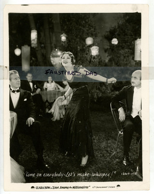 Vintage 8x10 Photo Love Among the Millionaires 1930 film Clara Bow Stanley Smith