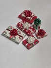 Vintage Artisan Wrapped Christmas Presents Gifts Packages Dollhouse Miniature  — photo 2