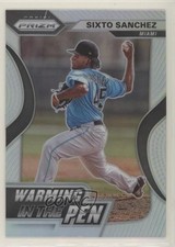 2020 Panini Prizm Warming in the Pen Silver Prizm Sixto Sanchez #WIP-3 0a9a