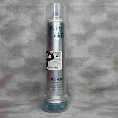 Tigi Bed Head HARD HEAD Hairspray 10.6oz w/MANIPULATOR Texturizing Putty 2oz