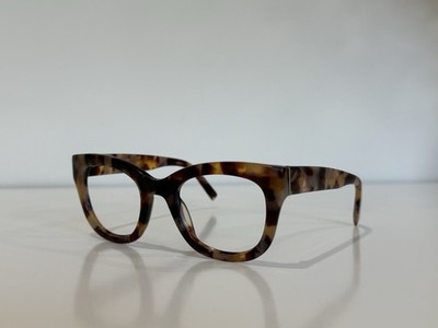 Warby Parker Gemma W 254 Square Havana Brown Sunglasses Frame 52-22-142