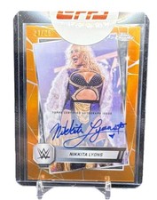 2025 Topps Chrome WWE - Autographs Nikkita Lyons #171 Orange Refractor /25