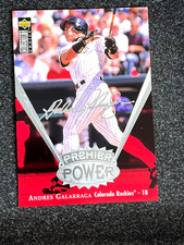 1997 COLLECTORS CHOICE PREMIER POWER  ANDRES GALARRAGA JUMBO SILVER GEM MINT