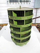 VTG Industrial Rotating Parts Bin Bench Top 5 Tier 34 Different Compartments