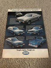 Vintage 1975 MAZDA RX-4 WAGON HARDTOP RX-3 ROTARY PICKUP TRUCK Print Ad 1970s