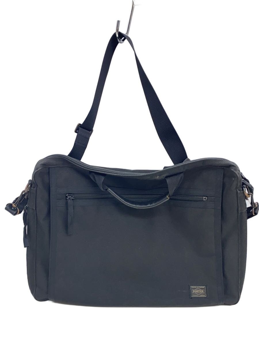 Solid Black PORTER Briefcase in a Simple Design - image 1