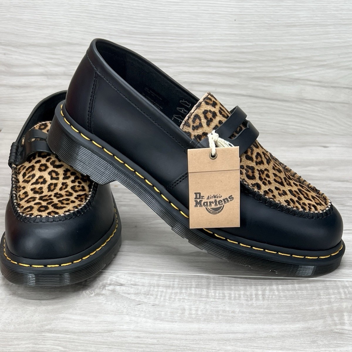Dr. Martens Penton Men's Size US 11 Hair On Leopard and Smooth