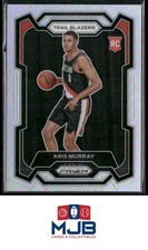 2023-24 Panini Prizm Kris Murray Prizms Silver Rookie #142 Trail Blazers
