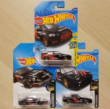 Hot Wheels Advan Lot 3 Lancer Evolution Nissan Fairlady 180sx Black Red