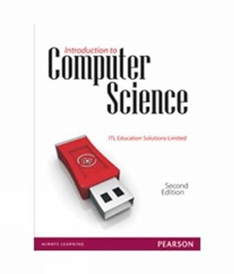 Introduction to Computer Science - paperback Itl Education Solutions Limited