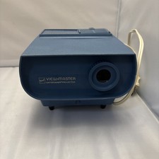 Vintage GAF Viewmaster Entertainer Projector LV-1 BLUE Tested Works