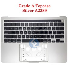 Grade A Silver US Keyboard Topcase Touch Bar for Macbook Pro 13" A2289 2020