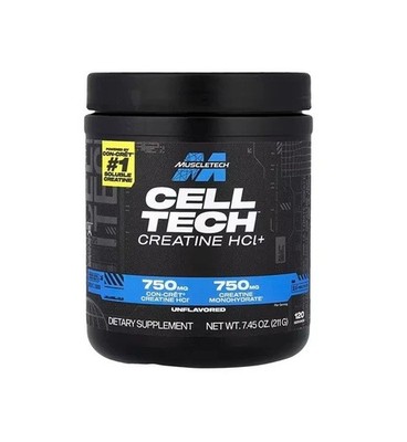 MuscleTech Creatine HCl+ Cell-Tech   Unterstützung für Kraft, Kraft & Ausdauer