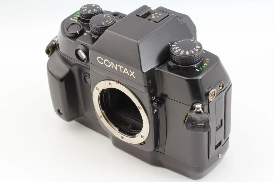 Gurt [N NEUWERTIG] Contax AX schwarzes Gehäuse analoge Spiegelreflexkamera... - Bild 4 von 4