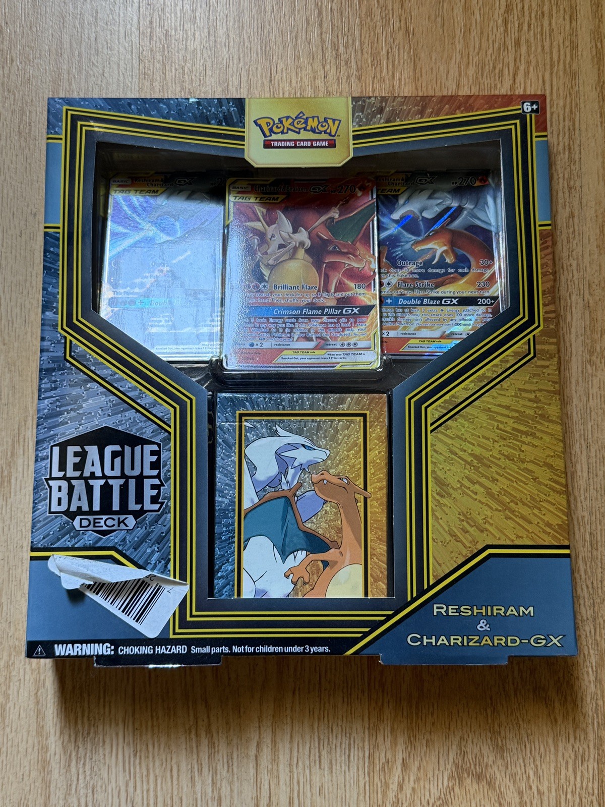 Pokémon Company Reshiram & Charizard-GX League Battle Deck 60-Card English