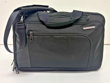 Briggs  Riley Verb VB201-4 Black Laptop Messenger Brief Bag 4"x10"x16" GREAT