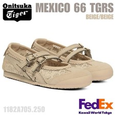 Onitsuka Tiger MEXICO 66 TGRS BEIGE / BEIGE 1182A705 250 Women's NEW 