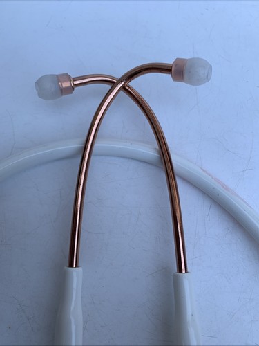 MDF Rosegold MD One Stainless Steel Stethoscope, Adult, White Tube, Rosegold ... - Picture 4 of 8
