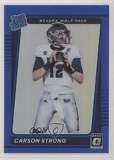 2022 Panini Chronicles Draft Picks Blue Prizm 20/99 Carson Strong #16 1u6