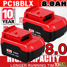 2PACK 18V Lithium Ion Battery FOR Porter Cable 18 Volt PC18B PC18BL PC18BLX Tool