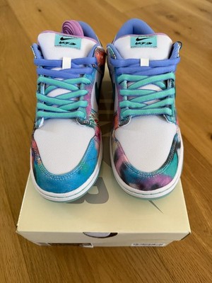 Nike SB Dunk Low OG QS FUTURA Sz. 9.0 Bleached Aqua/Geode Teal