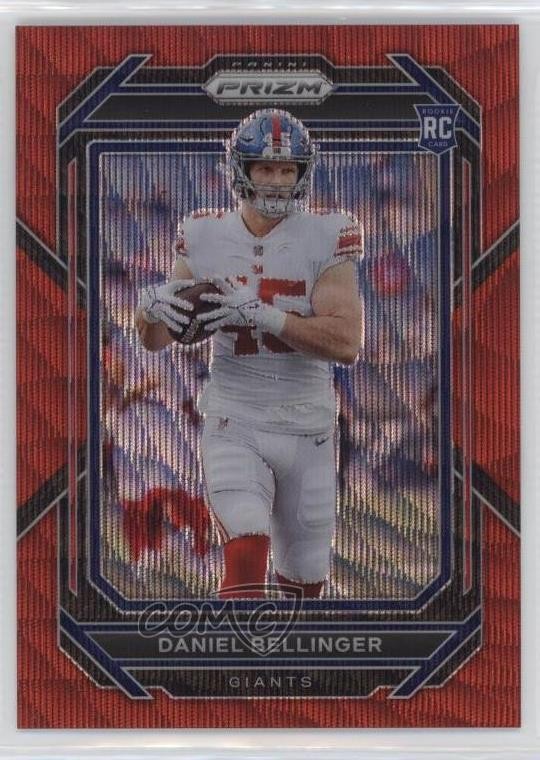 2022 Panini Prizm Rookies Red Wave Prizm /149 Daniel Bellinger #364 Rookie RC