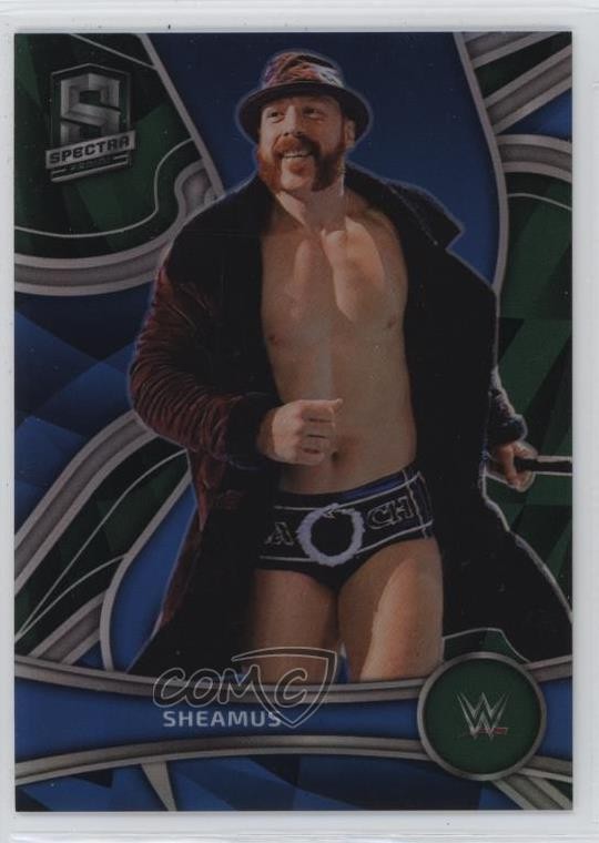 2022 Panini Chronicles WWE Spectra Green 20/25 Sheamus #394 02l5