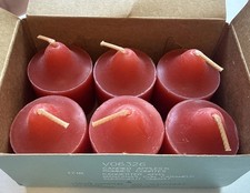 Partylite 1 Box Candle Votives 6 Total Candied Apples Scent New In Box NOS