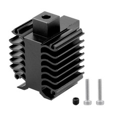 Ender 3 V3 3D Printer Parts - Hotend Heat Sink Block Replacement: 1PC black