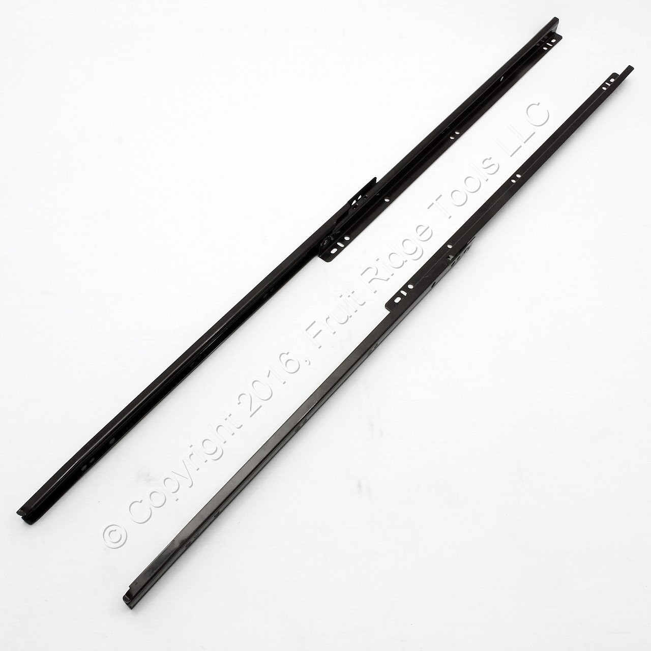 PAIR 18" Side Mount 80-lb Capacity 3/4 Extension Kitchen Cabinet Drawer Slides