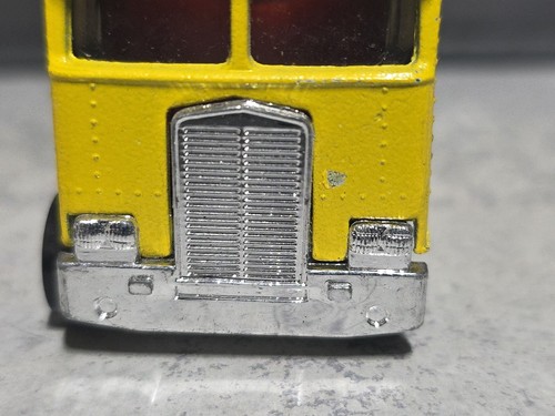 Hot Wheels Vintage 1982 Semi Truck - Thunder Roller Blackwall Yellow - Bild 4 von 12