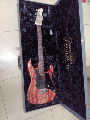 E-Gitarre James Tyler USA SE-H0 Red Shmear Semi Gloss Finish S/N 19147