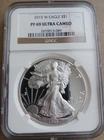 2015W American Silver Eagle NGC PF69 Ultra Cameo Brown Label PQ