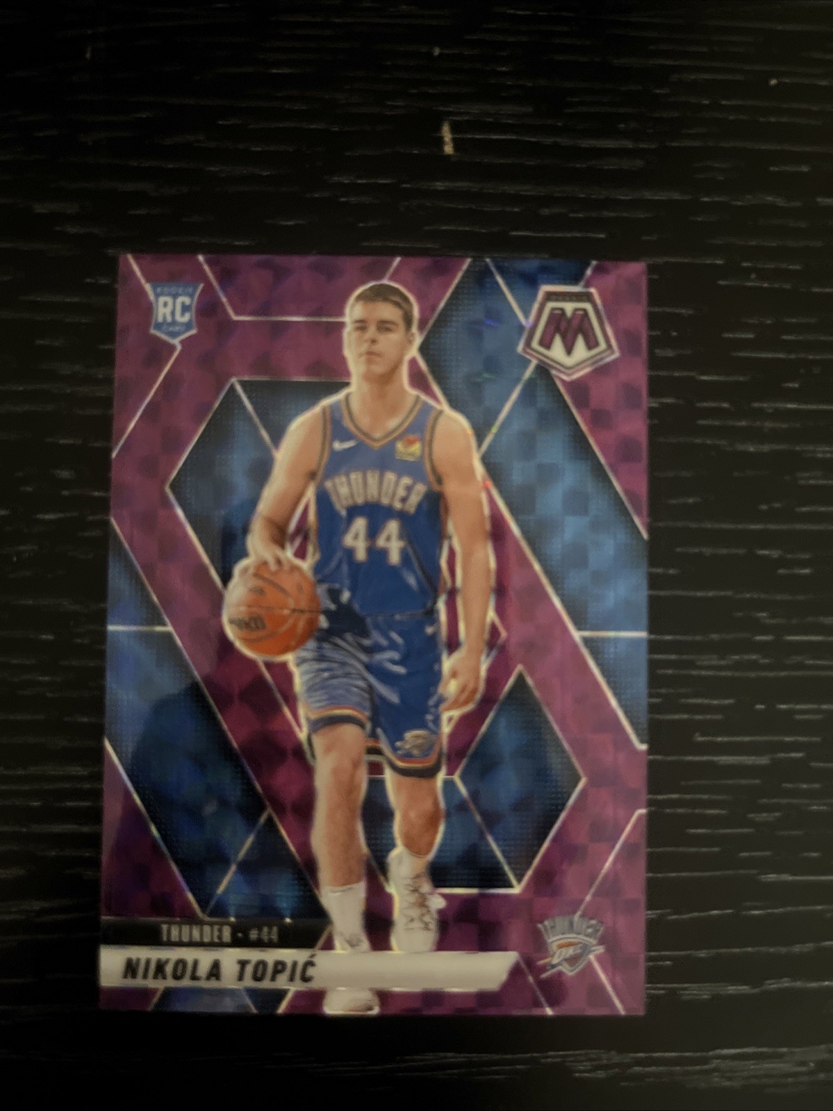 2024-25 Panini Mosaic Rookies Purple Prizm /99 Nikola Topic #242 Rookie RC