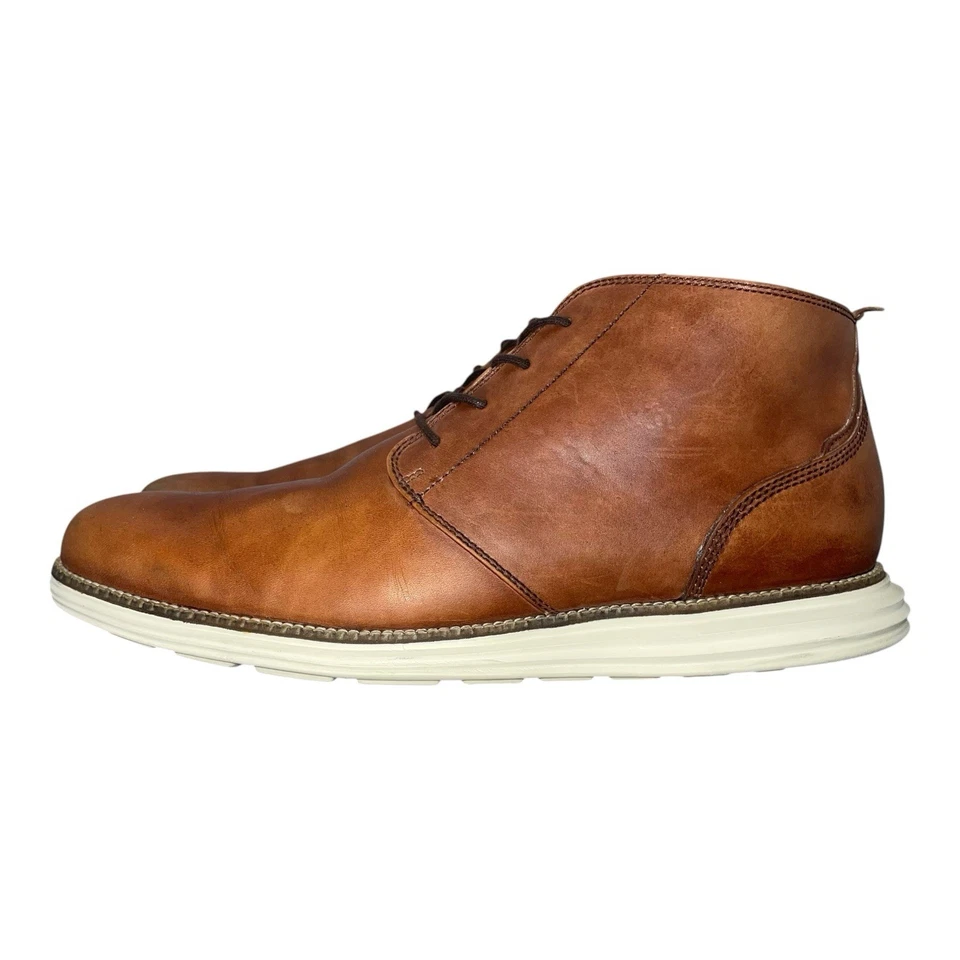 Botas Chukka Cole Haan C20740 OriginalGrand Masculina Couro Marrom Tamanho 11M - Imagem 3 de 4