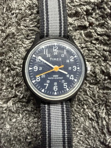 Vintage Timex Ladies Watch, Mechanical, hand wind, Campers Watch, Runs