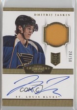 2013-14 Panini Dominion Rookie Gold 28/50 Dmitrij Jaskin #182 Patch Auto 4f5