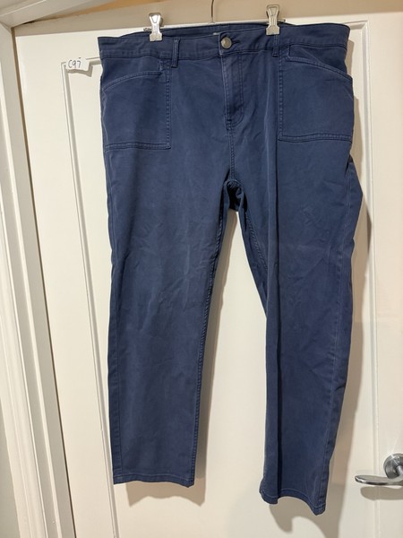 Katies Size 20 Navy Blue 7/8 Cargo Pants Trousers