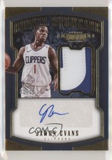 2017-18 Dominion Rookie Showcase Jersey Autos Prime 1/10 Jawun Evans Auto 1s6