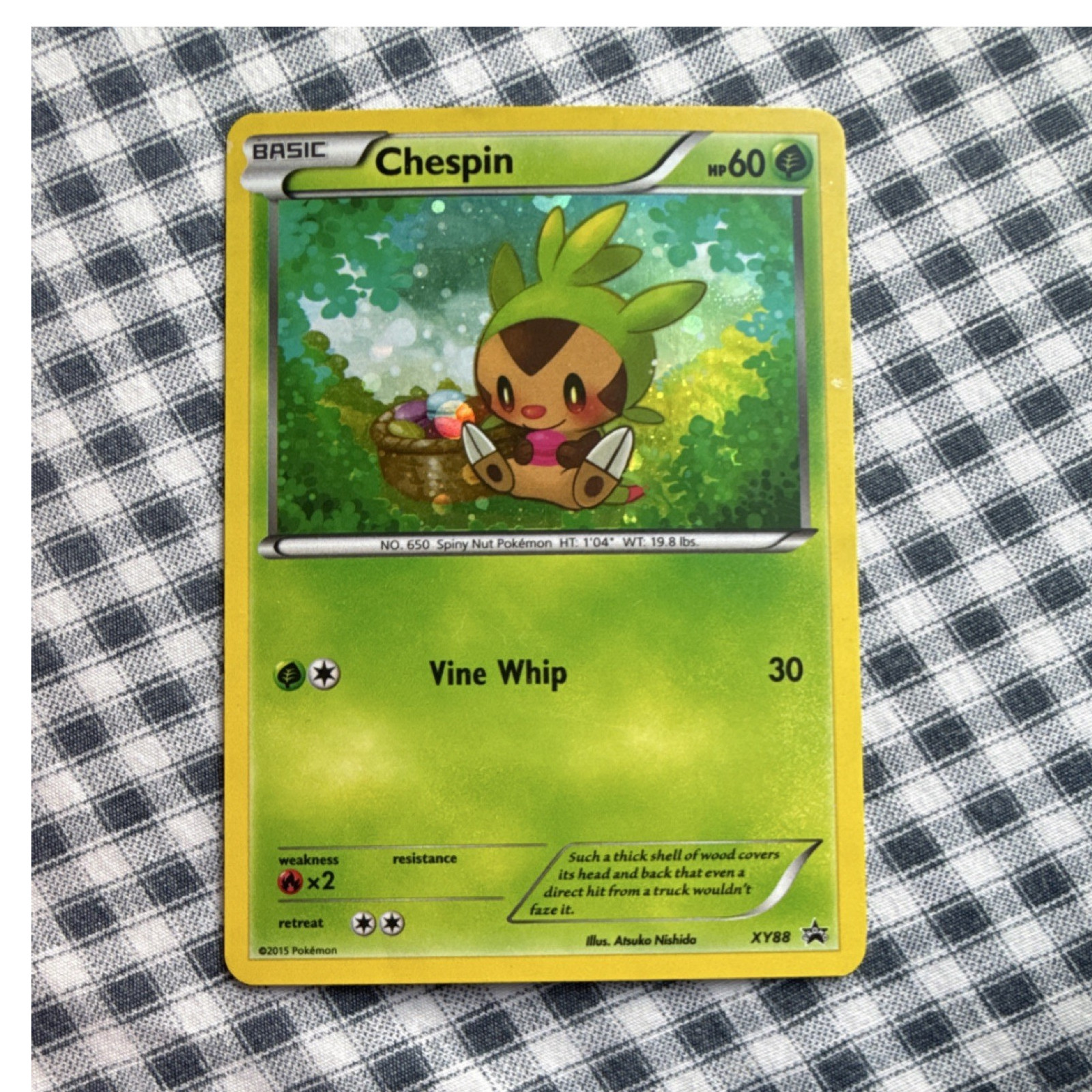 The Pokémon Company Pokemon TCG Chespin XY88 Promo Holo XY English Basic 60 HP