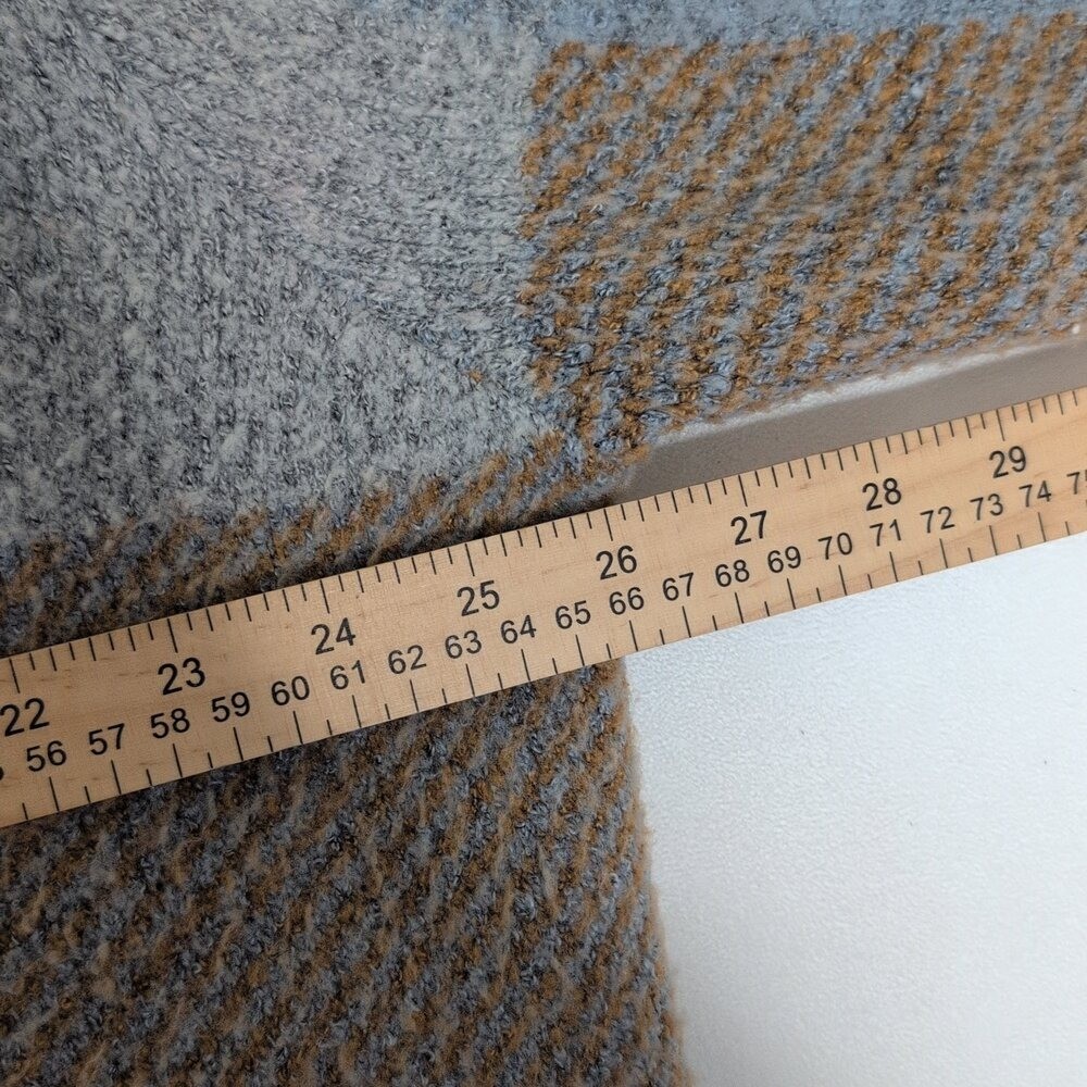 New Direction Hooded Patchwork Knit Cardigan XL - image 9