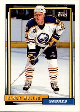 1992-93 Topps #407 Randy Moller Buffalo Sabres