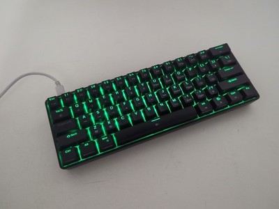 DIERYA DK61SE 60% Wired Mechanical Keyboard Green Led / Red Switches Gaming