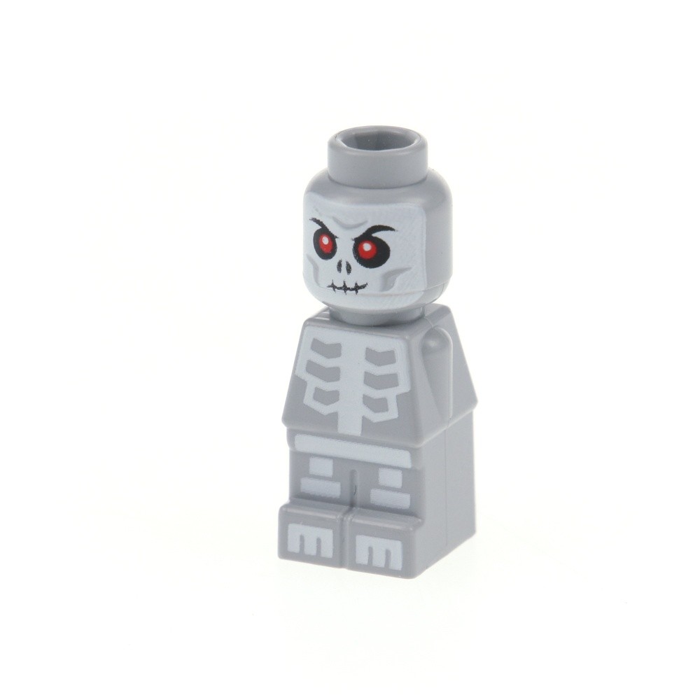 1X Lego Micro Figure Ninjago Skeleton New-Light Gray Figurine 3856 85863PB053
