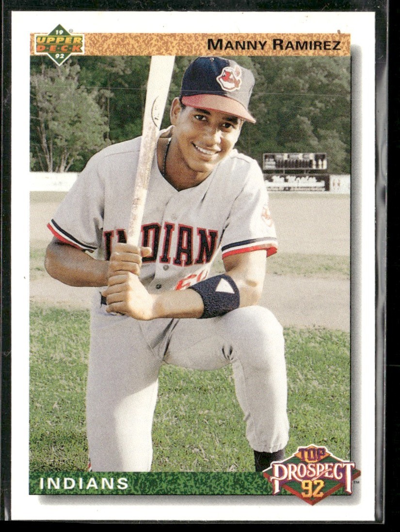 1992 Upper Deck Manny Ramirez Rookie Cleveland Indians #63