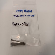 Royal Quiet Deluxe Typewriter Type Bar Link 5 Pack 1949 FREE SHIPPING thumbnail