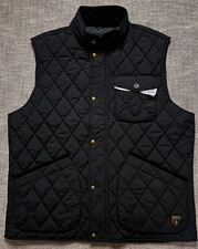 POLO RALPH LAUREN MENS THE BEATON QUILTED VEST SIZE XL BLACK - NWT