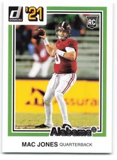 2021 PANINI CHRONICLES DRAFT PICKS DONRUSS RETRO #40 MAC JONES ALABAMA CRIMSON T