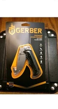 GERBER Freeman Guide Gut Hook Knife 3.6" 5Cr15Mov Blade Tac-Hide Handle&SHEATH