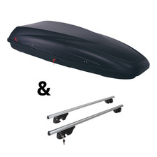 F&uuml;r Mercedes GLS Typ X167 - Dachtr&auml;ger Menabo Sherman & Dachbox Krono 480 Neu